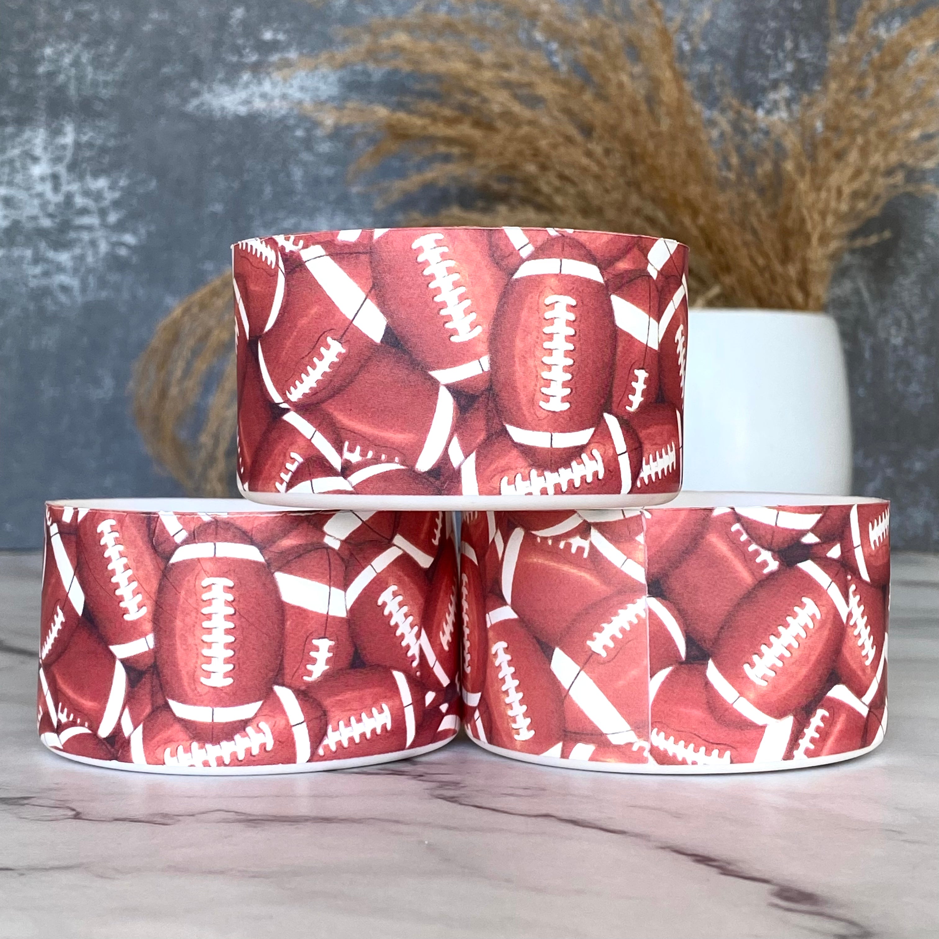 Football Straw Toppers – Etch and Ember