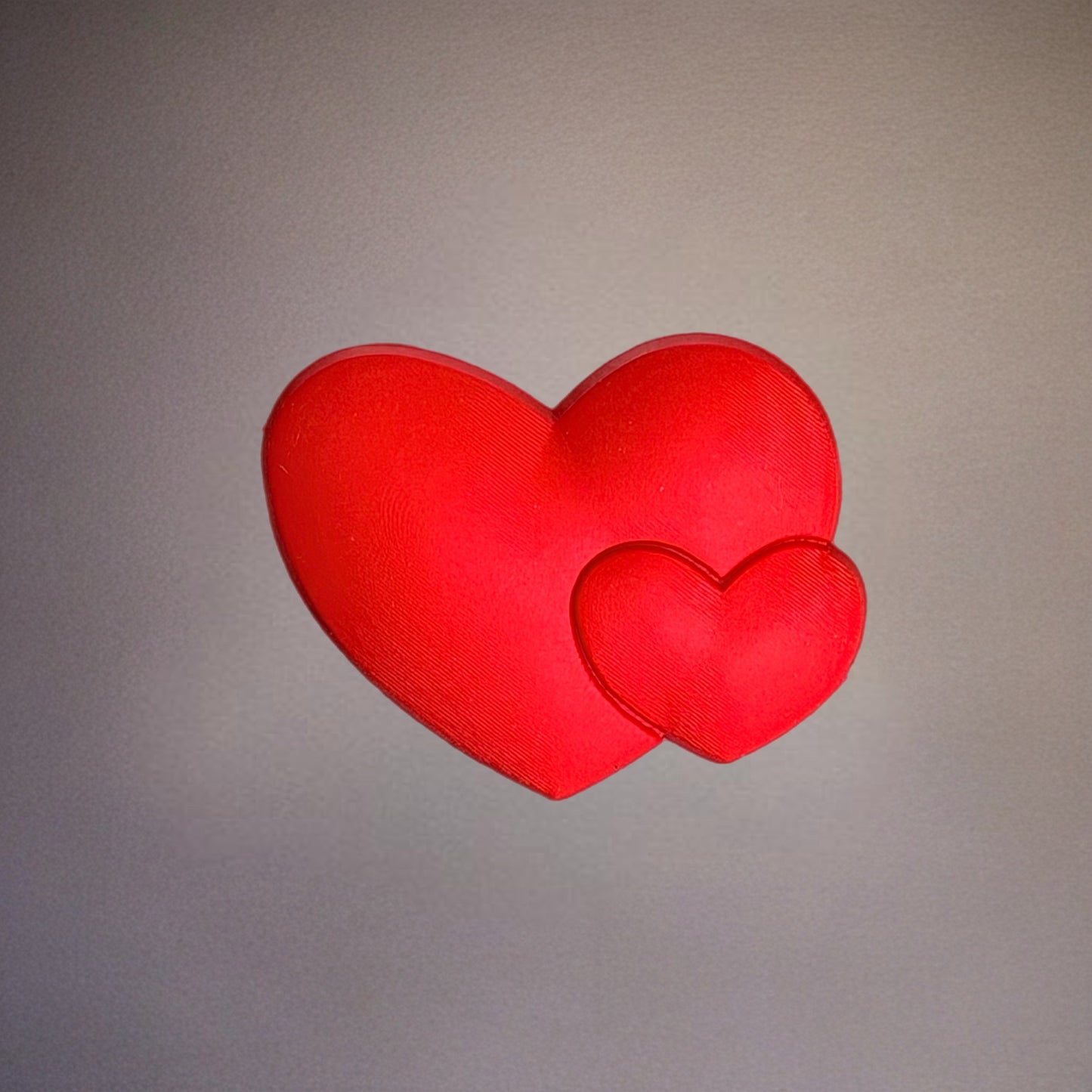 Red Hearts Silicone Tumbler Magnet