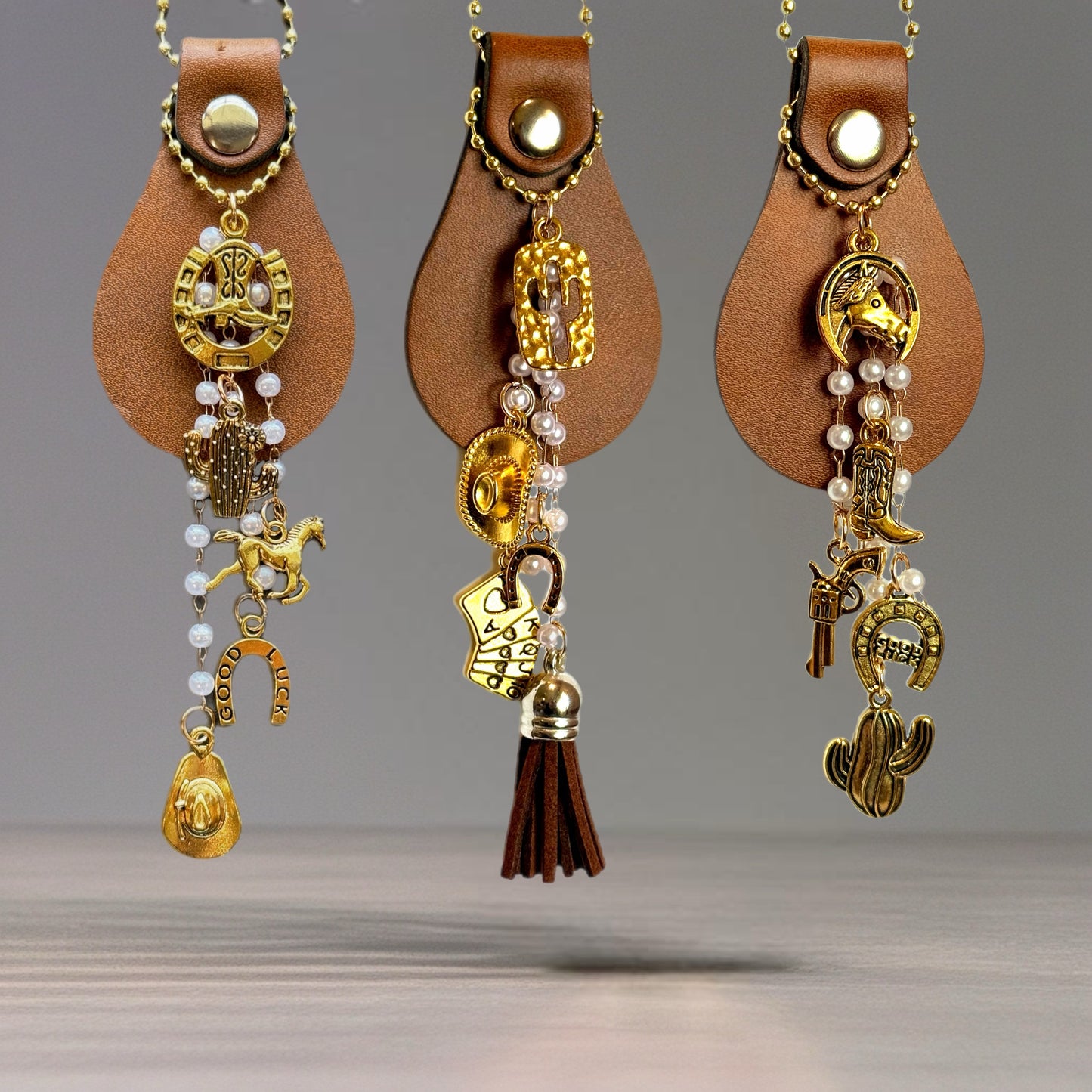 *Limited Edition* Pearls & Ponies Charm - Tumbler Handle Charm