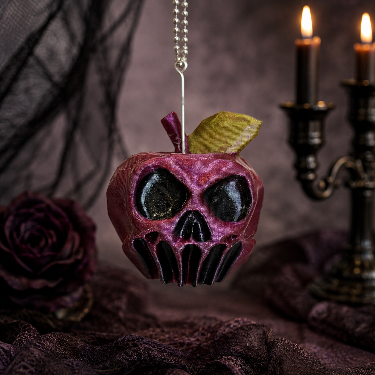 Poison Apple Charm - Tumbler Handle Charm