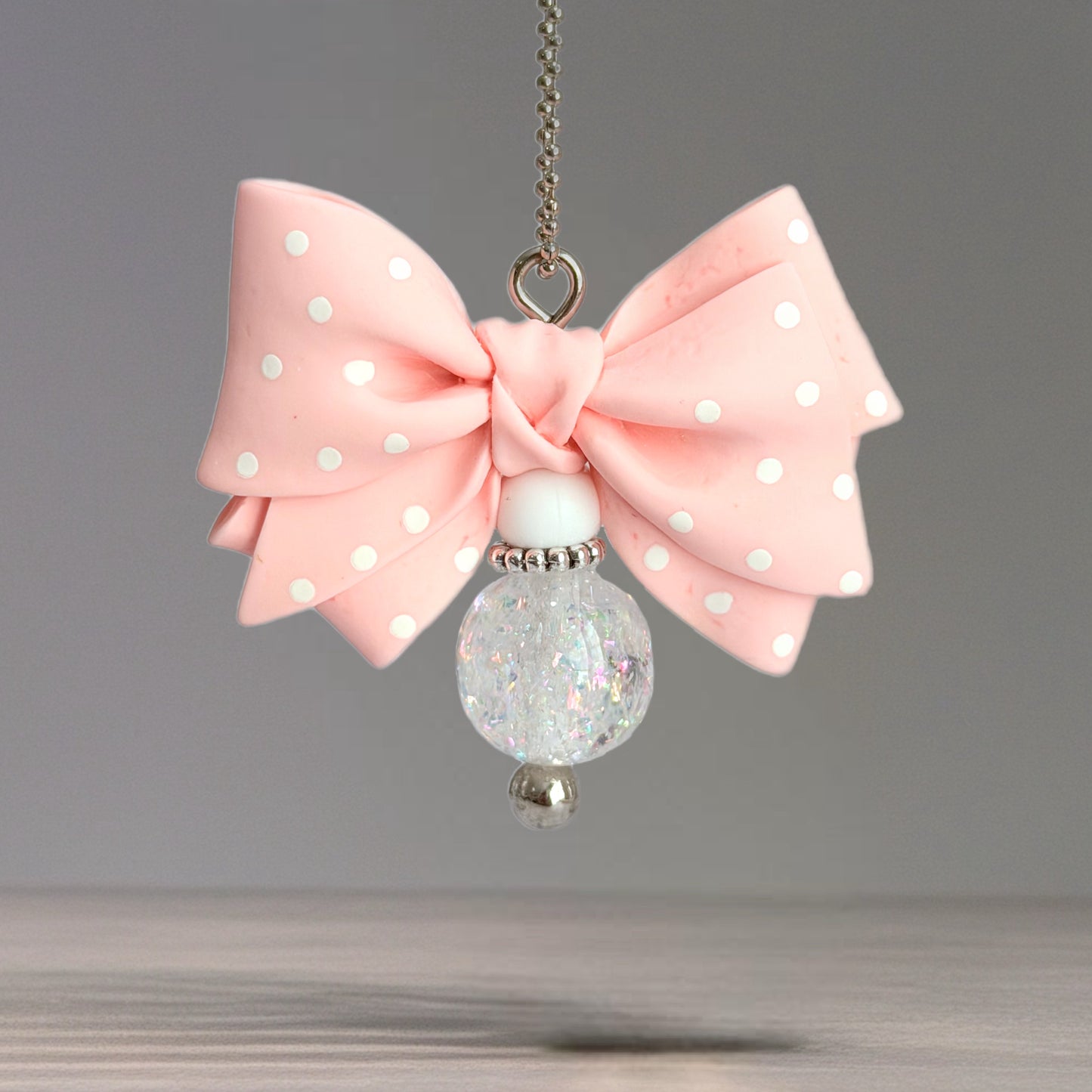 Pink Dream Bow Charm - Tumbler Handle Charm
