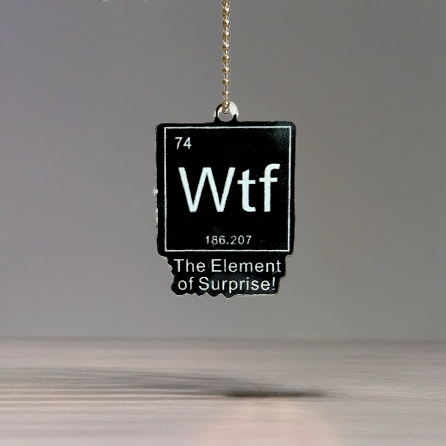 WTF Funny Charm - Tumbler Handle Charm