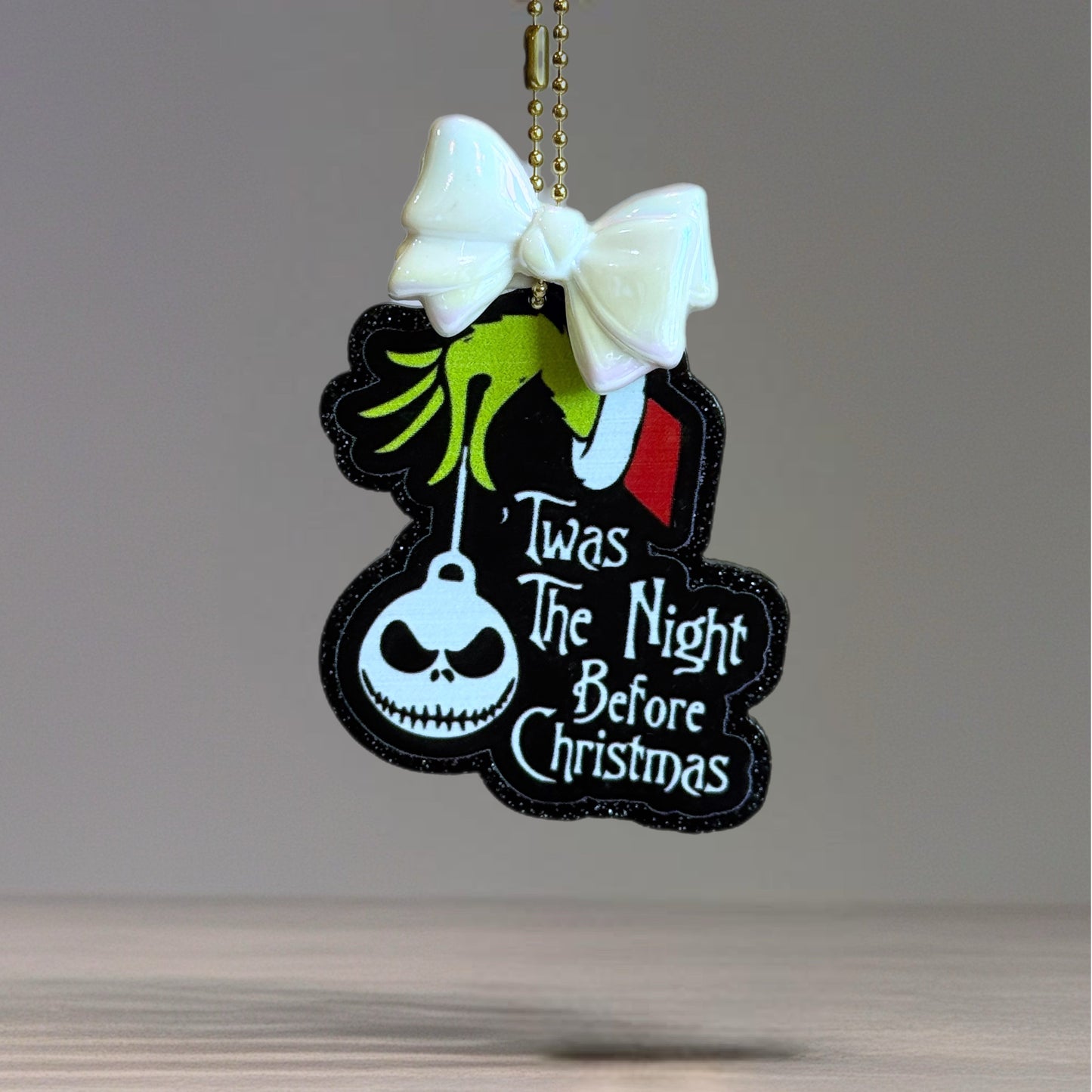 Night Before Christmas Charm - Tumbler Handle Charm