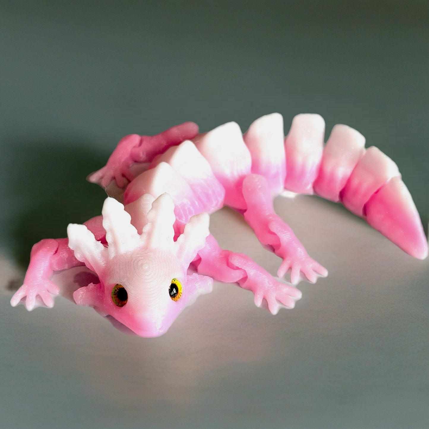 Pinky the Axolotl 3D Deluxe Charm - Tumbler Handle Charm