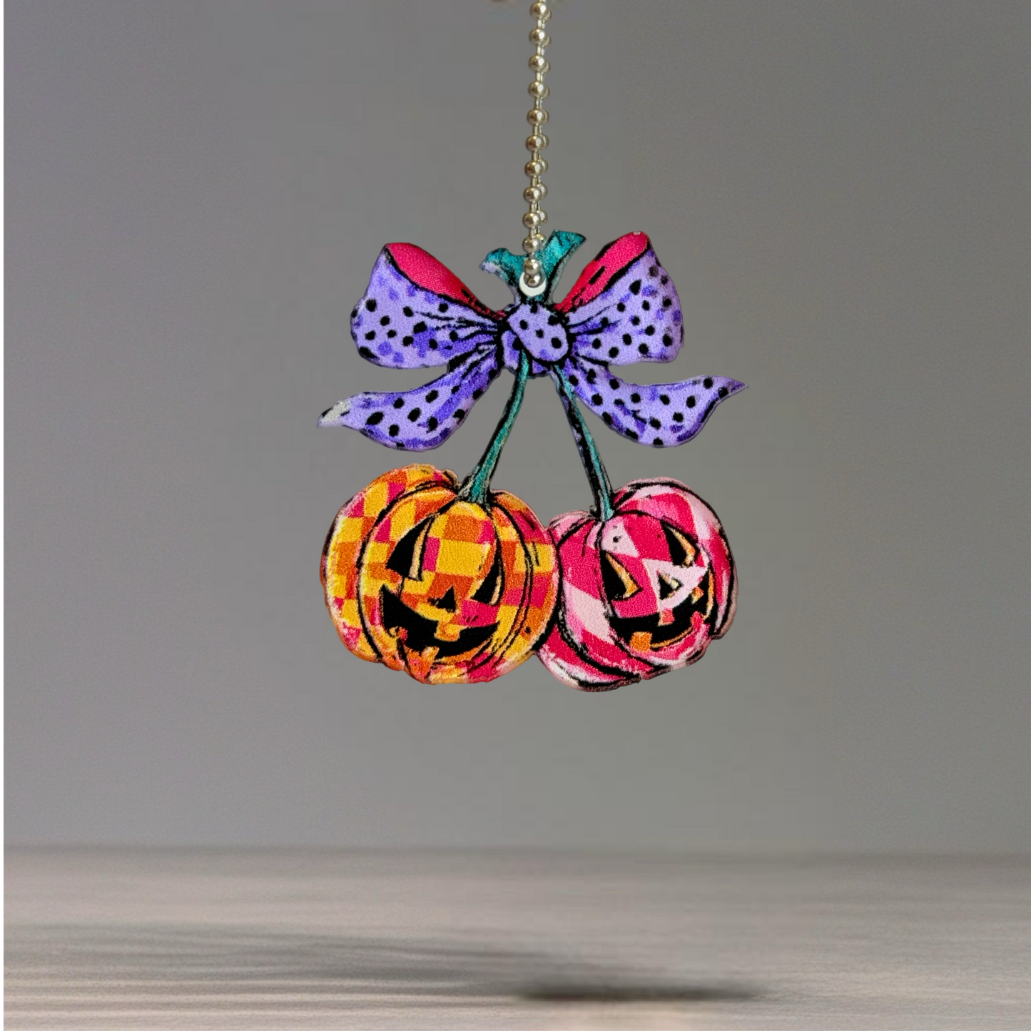 Jack O Lantern Charm - Tumbler Handle Charm