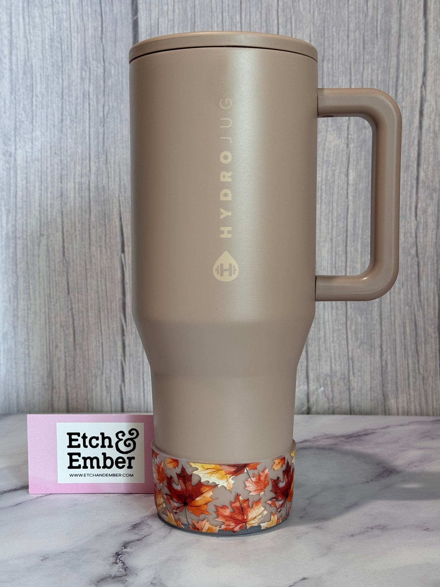 CLEAR FALL LEAVES Tumbler Boot