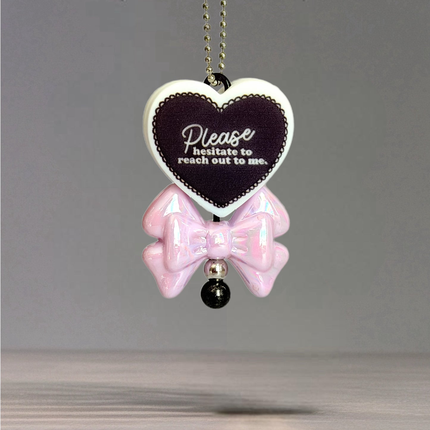 Please Hesitate Mini Bar Charm - Tumbler Handle Charm