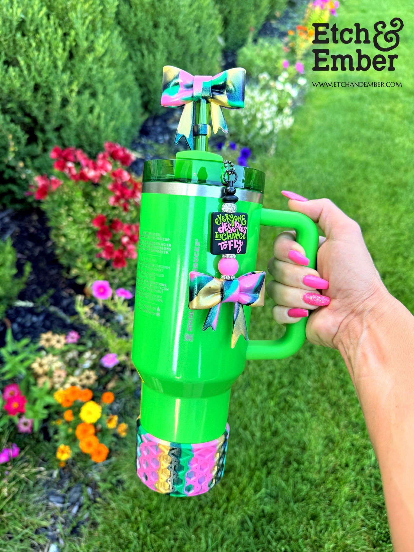 Chance To Fly Charm - Tumbler Handle Charm