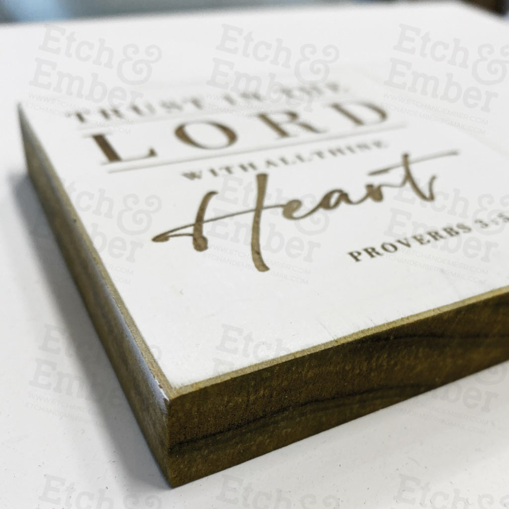 2022 Lds Youth Theme Trust In The Lord- Free Shipping Farmhouse Signs