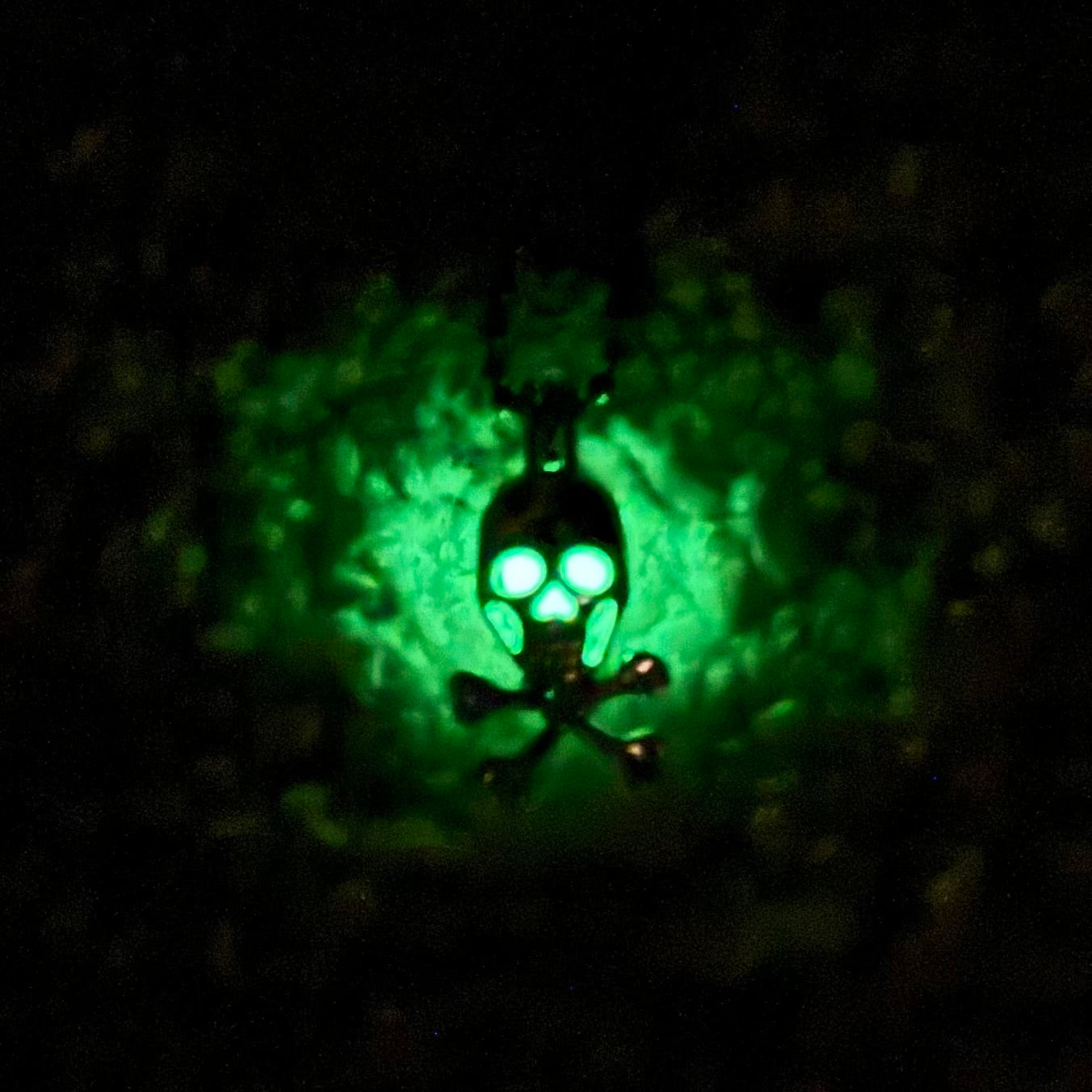 Glowing Skull Charm - Tumbler Handle Charm