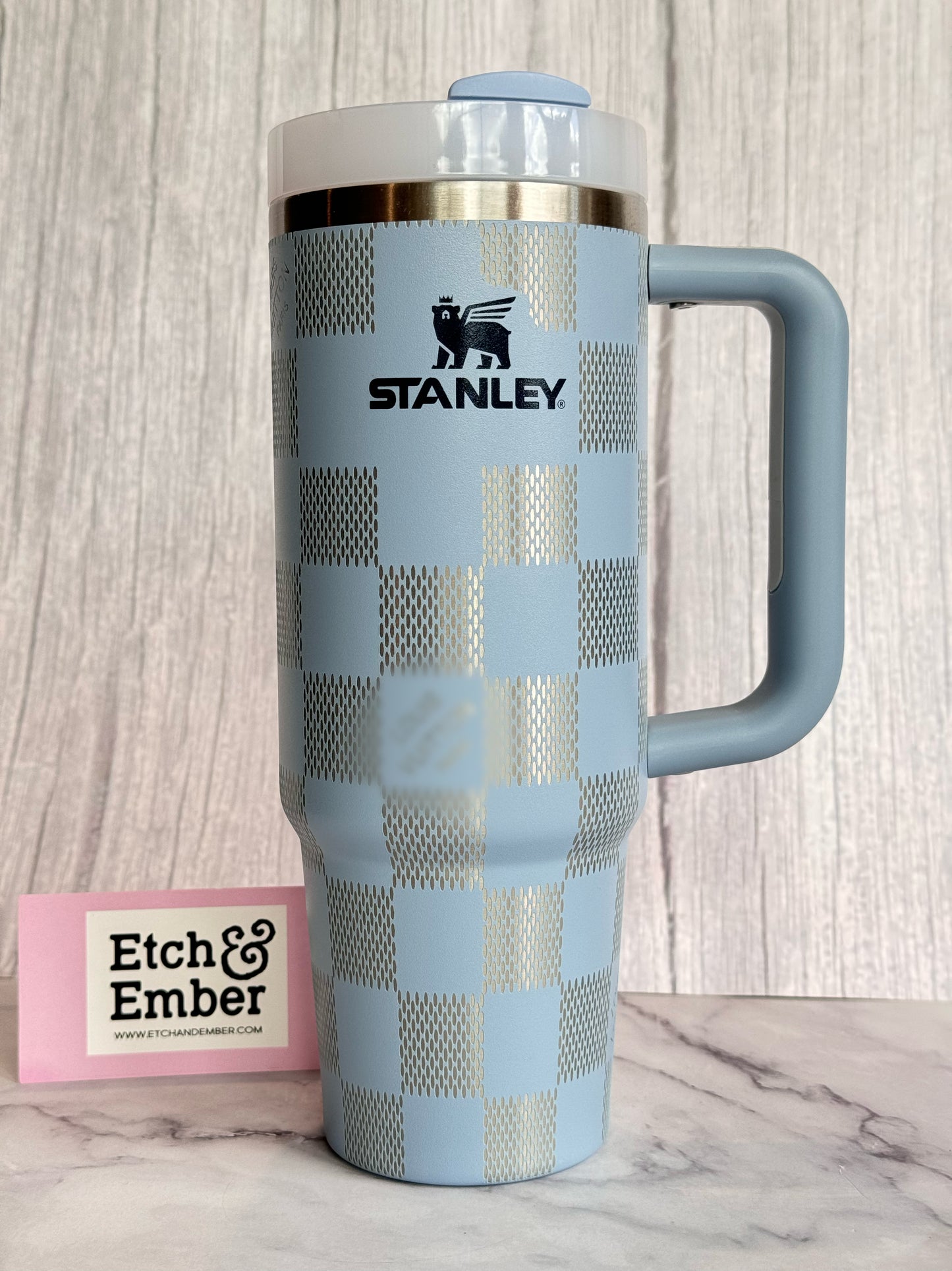 Checkers Engraved Stanley 30oz- Ready to Ship-