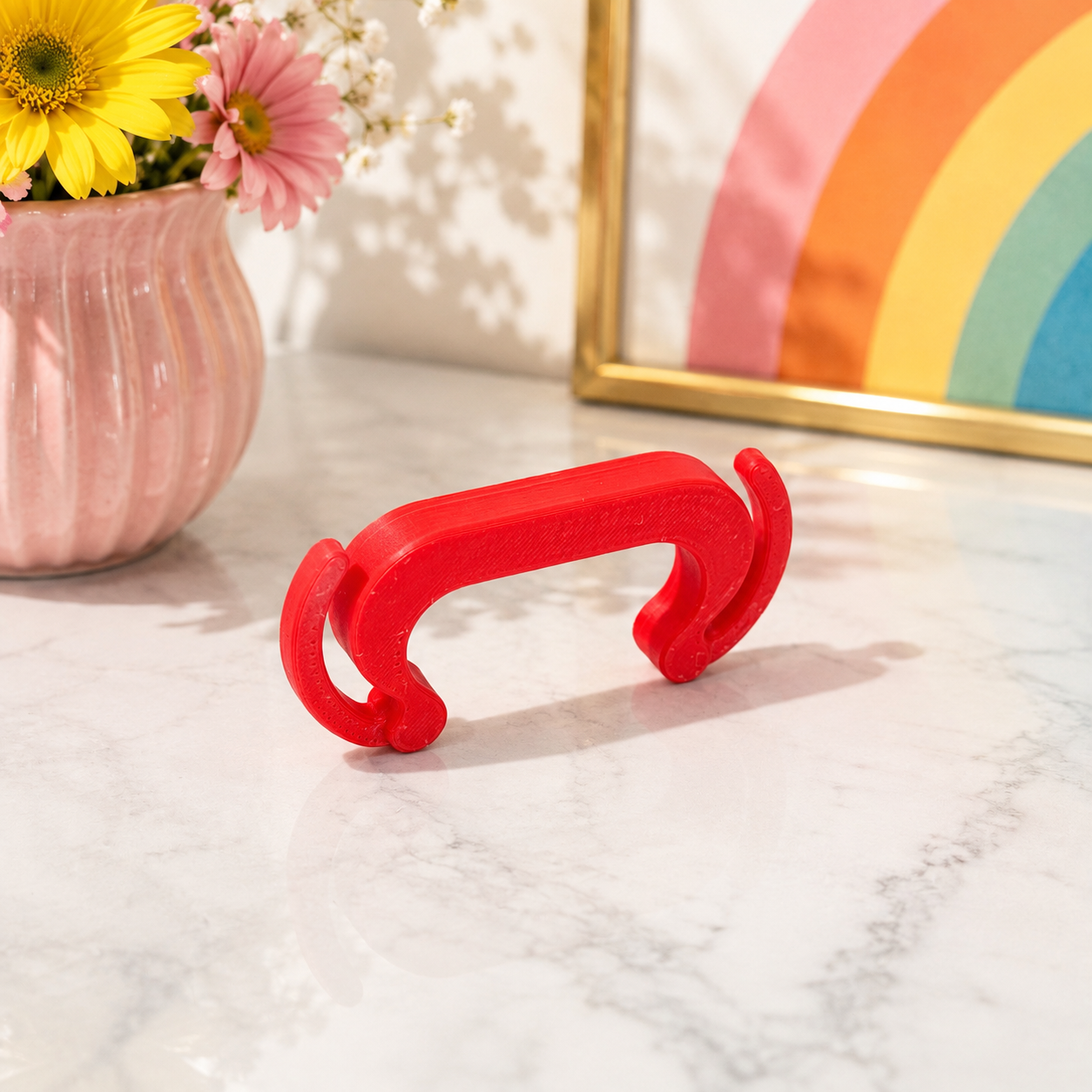 Red Handle Charm Clip