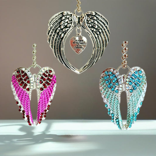Angel Wings Charms - Tumbler Handle Charm