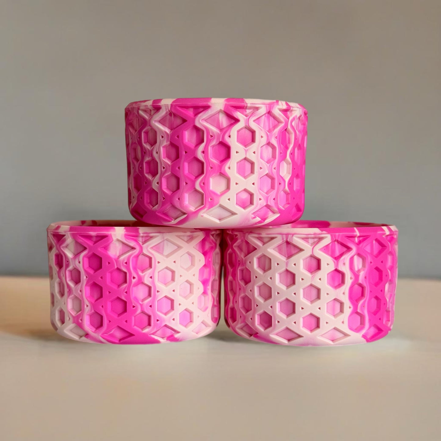 Flockin’ Fabulous Flamingo WAFFLE Tumbler Boot -fits 20-40oz New!