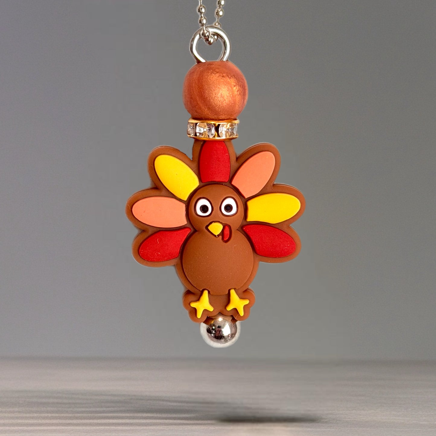 Turkey Tom Charm - Tumbler Handle Charm
