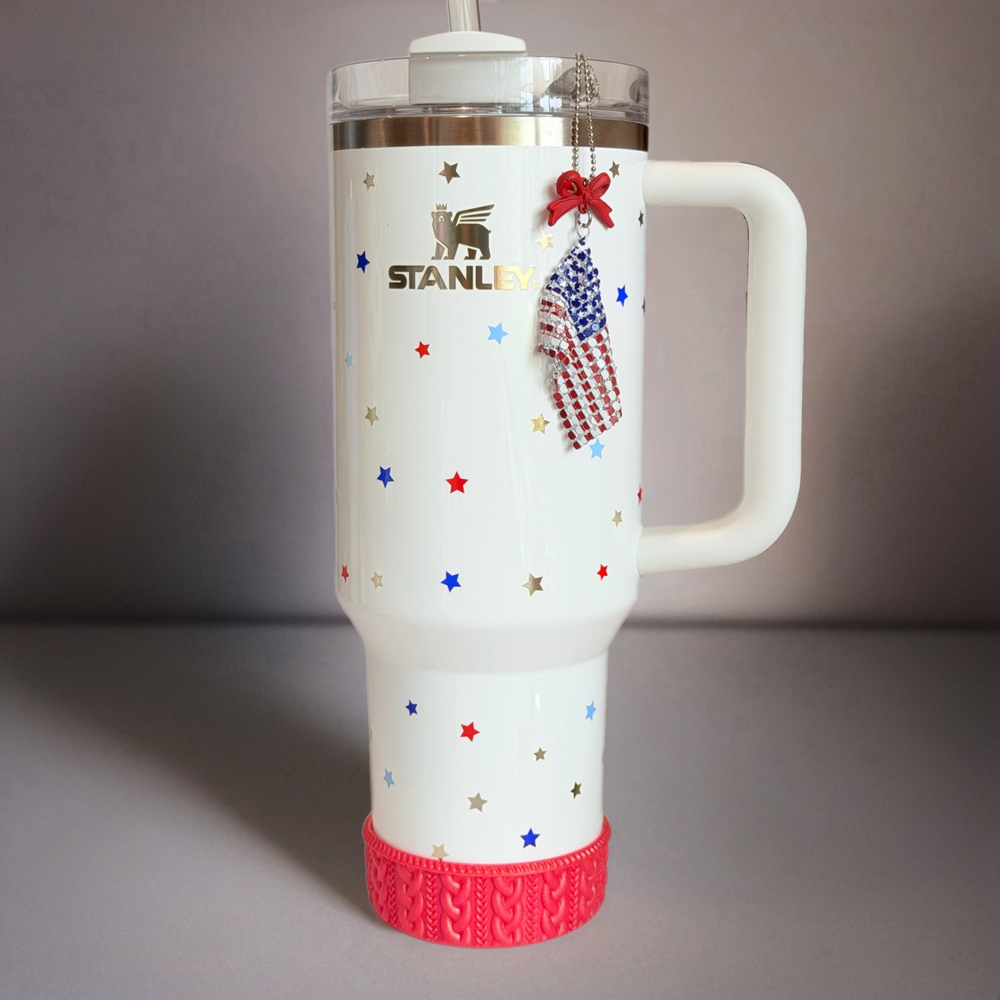 American Flag Charm - Tumbler Handle Charm