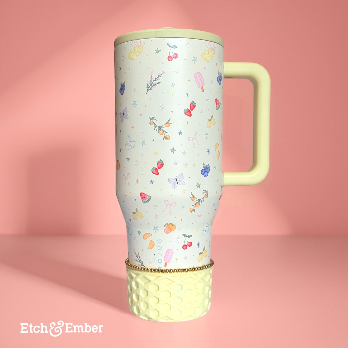 Berries & Cream WAFFLE Tumbler Boot