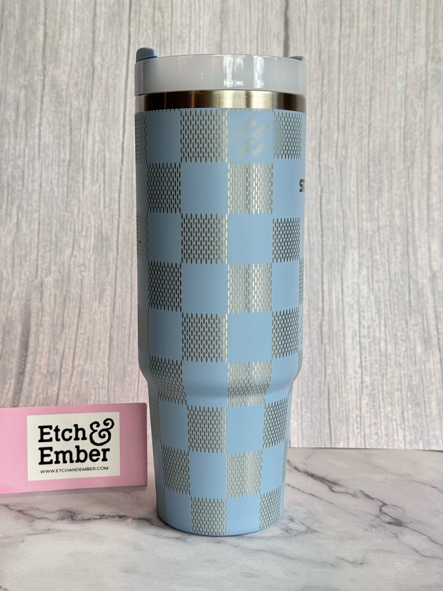 Checkers Engraved Stanley 30oz- Ready to Ship-