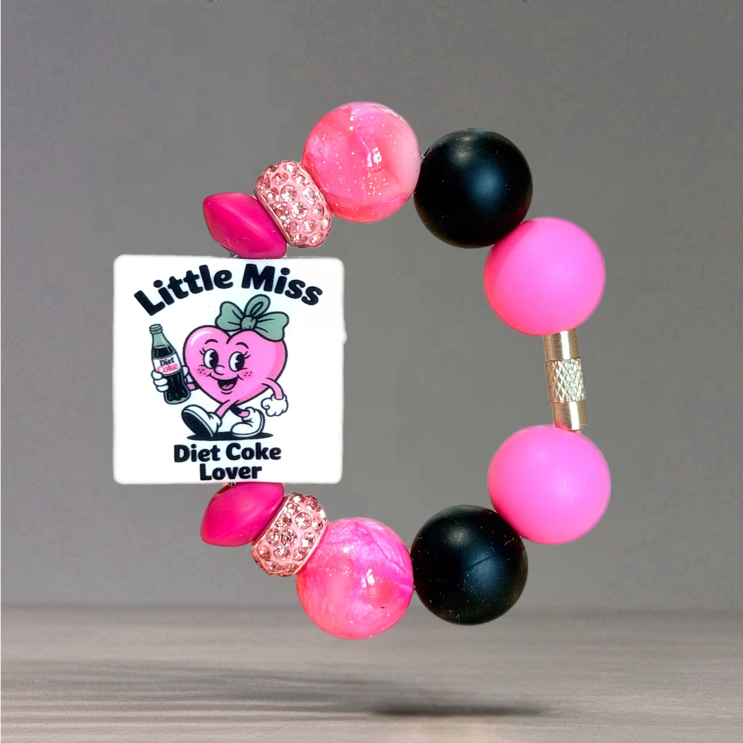 Lil’ Miss Diet Coke Bracelet - Tumbler Handle Charm