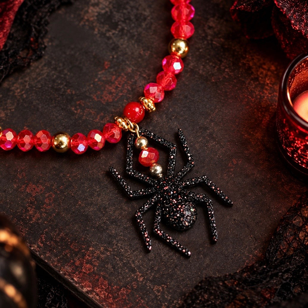 Black Widow Bling Tumbler Bracelet