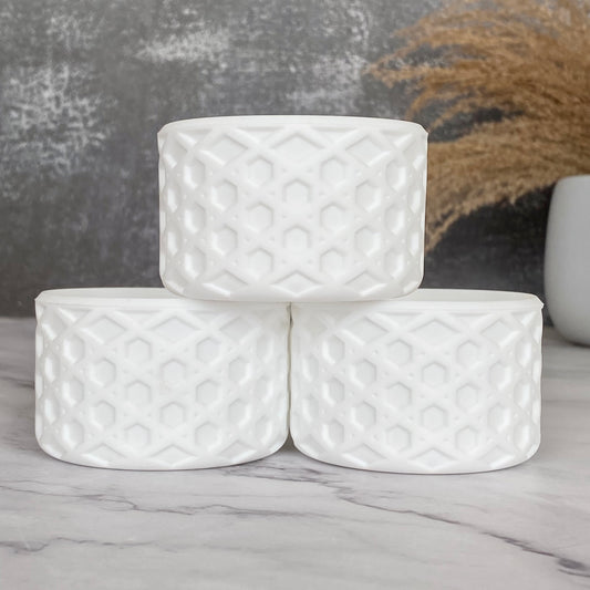 WAFFLE White Tumbler Boot -fits 20-40oz NEW!