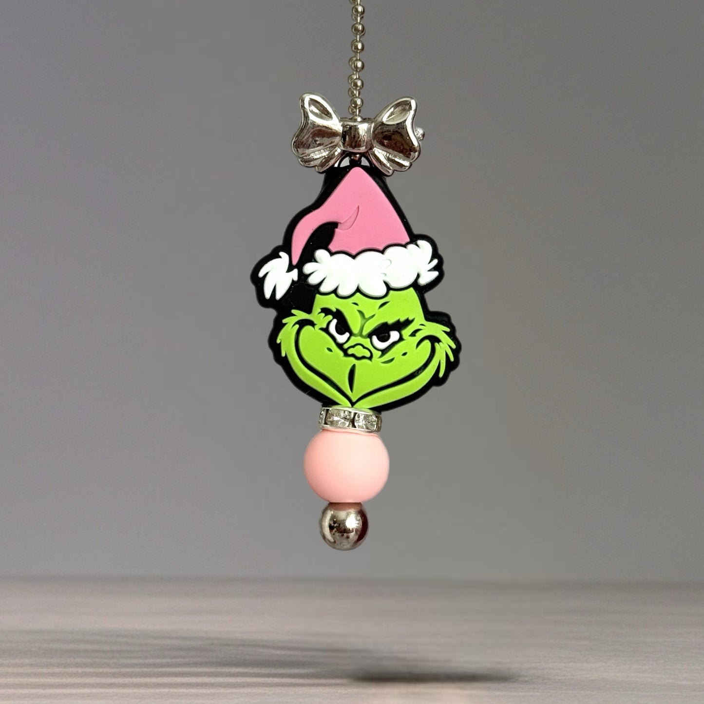 Pink Grinch Mini Bar Charm - Tumbler Handle Charm