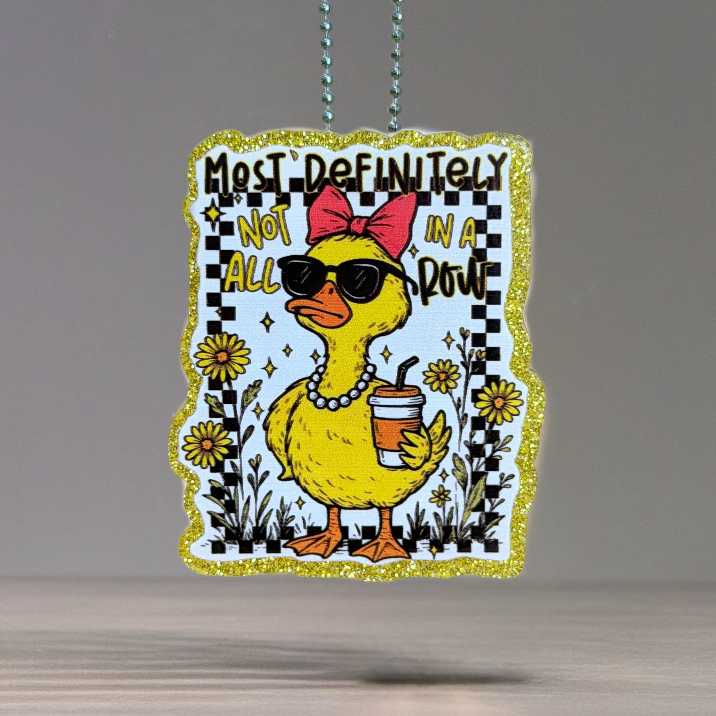 Ducks in a Row Charm - Tumbler Handle Charm