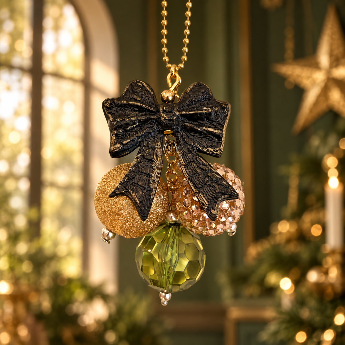 Emerald Croc Mini Bauble Charm