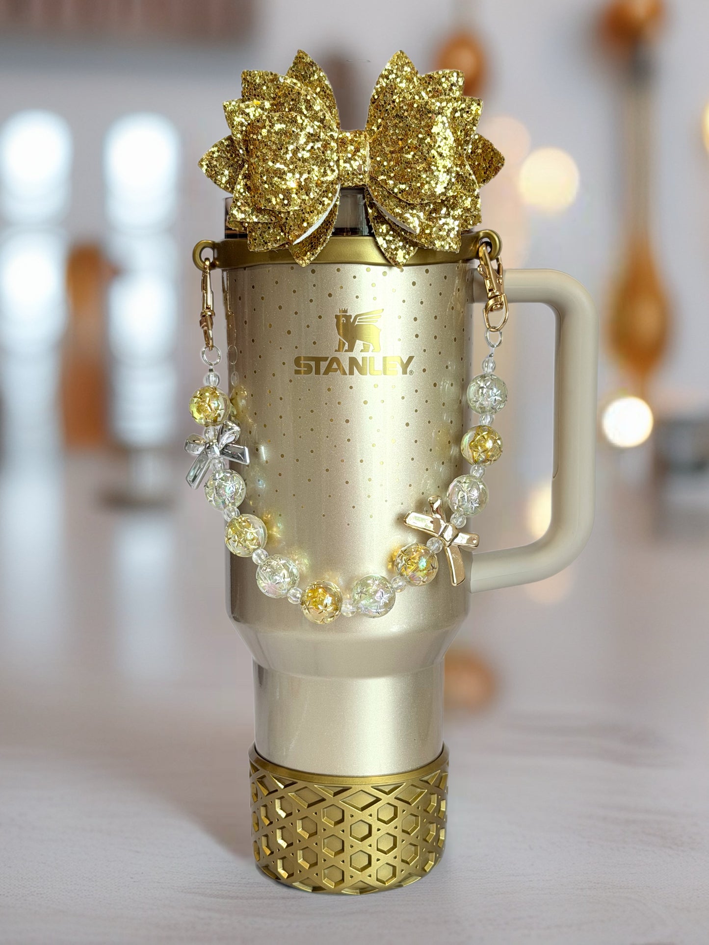 Starlight Shimmer Deluxe Tumbler Charm Necklace