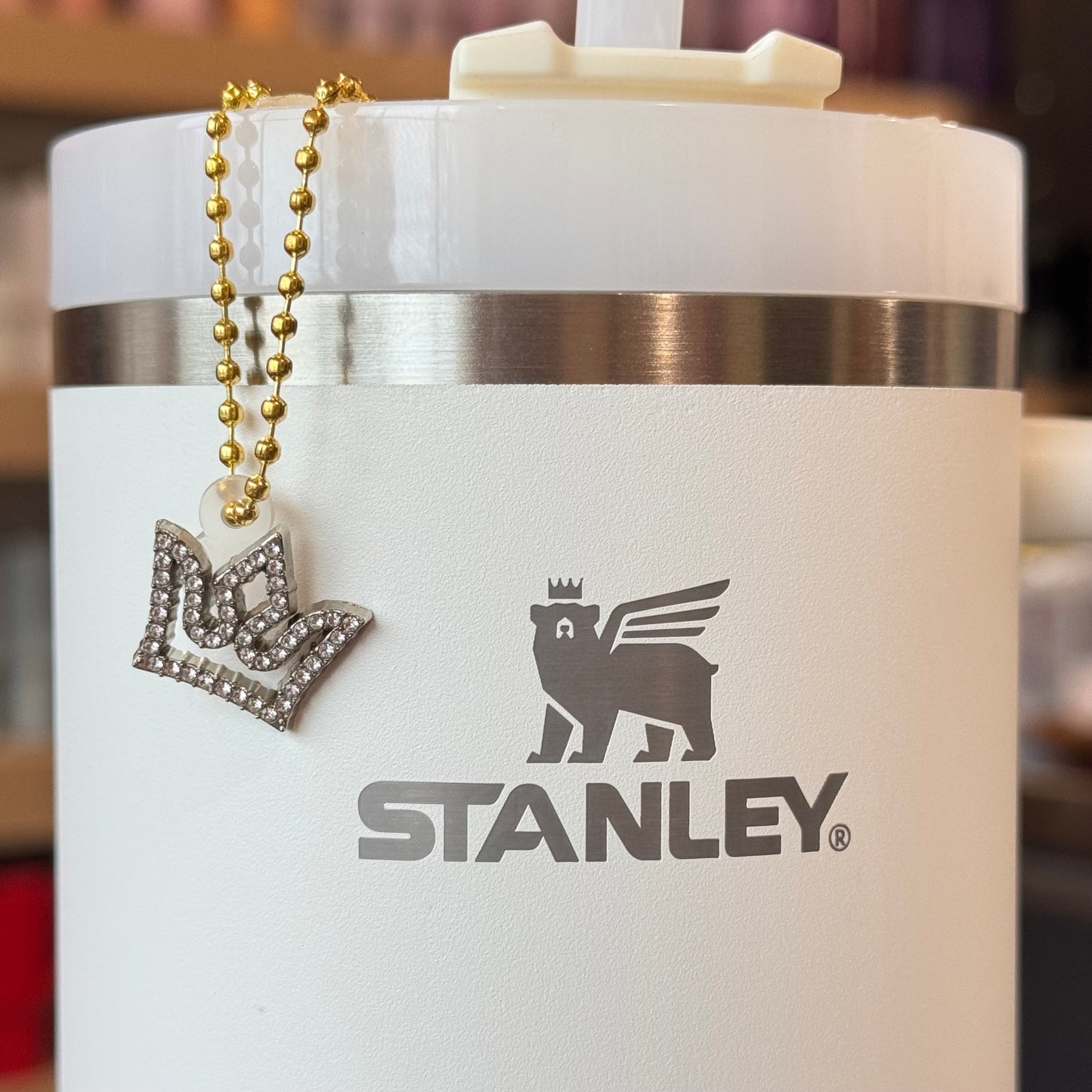 Mini Crown Charm - Tumbler Handle Charm