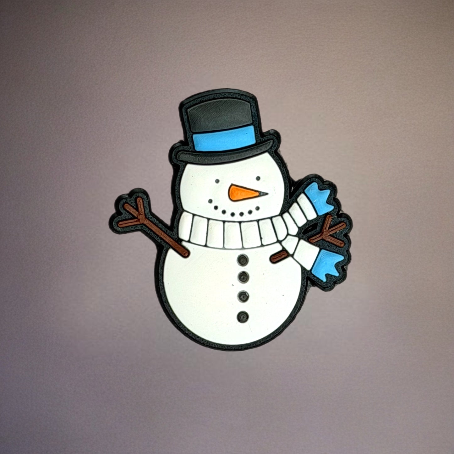 Snowman Silicone Tumbler Magnet