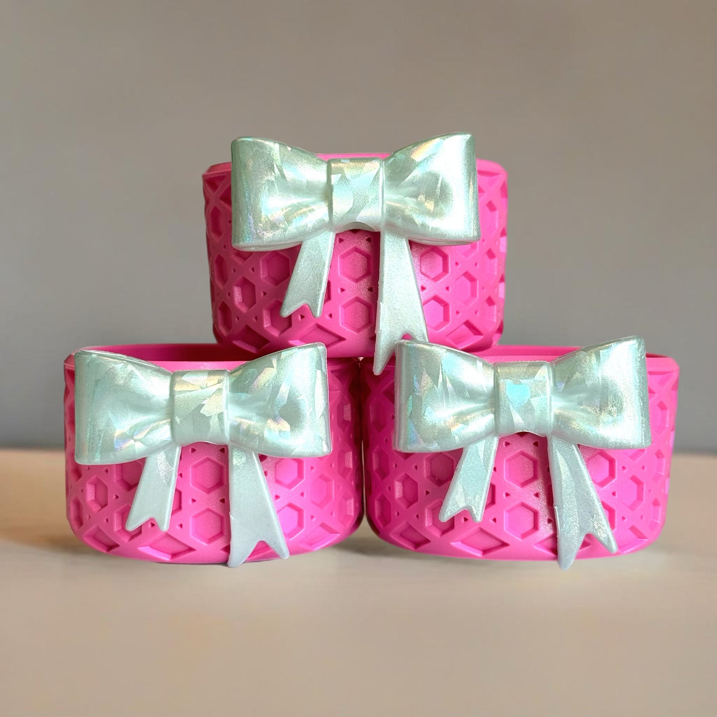 Popsicle Pink Coquette WAFFLE Tumbler Boot