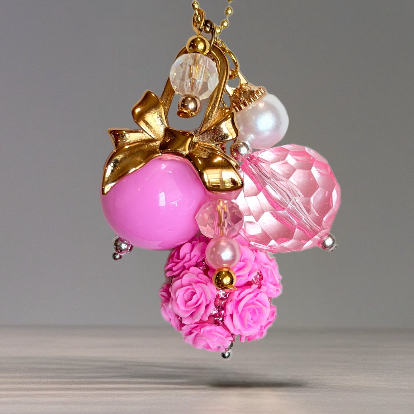 Polaroid Rose Mini Bauble Charm - Tumbler Handle Charm