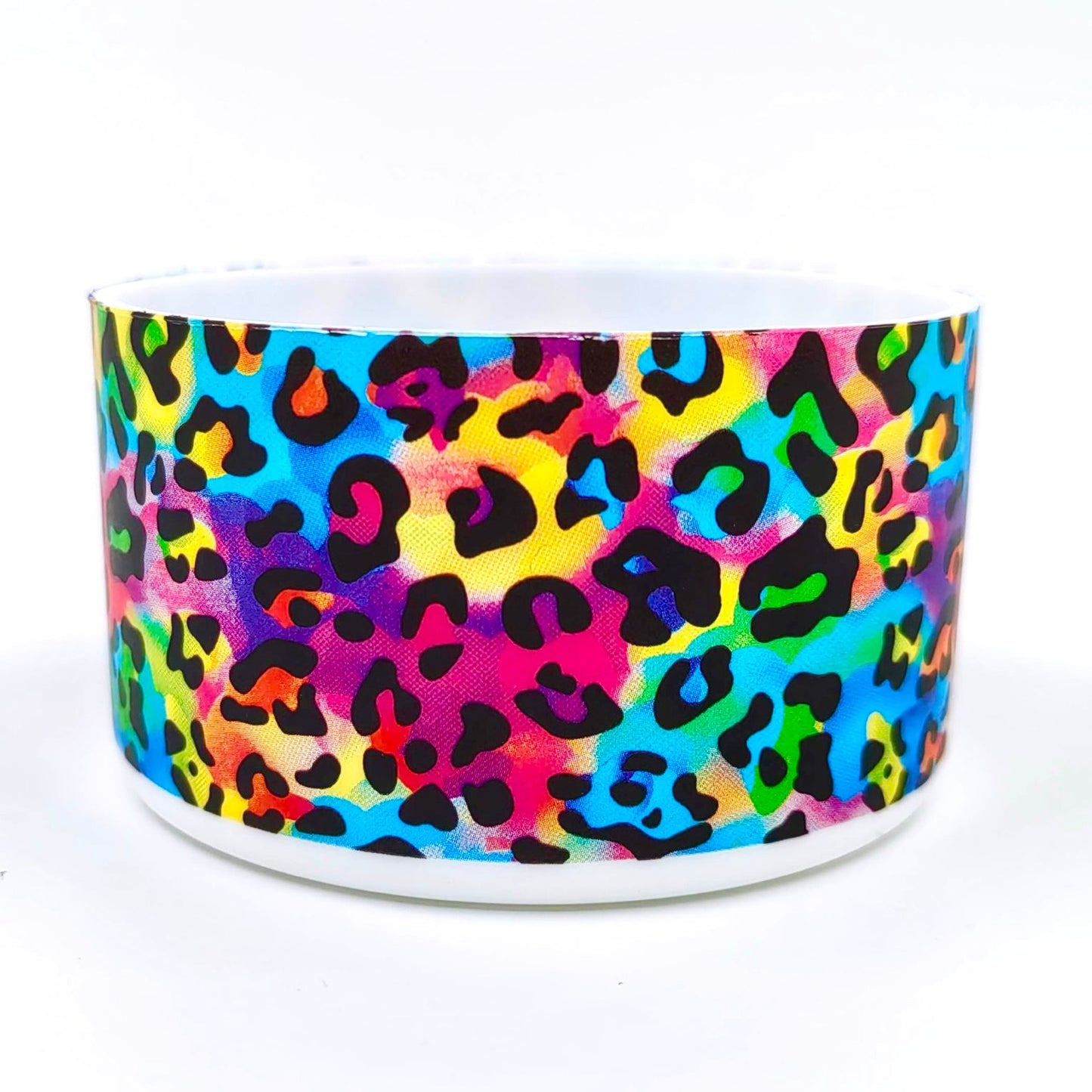 PREORDER Rainbow Leopard Tumbler Boot- pink, green, blue, yellow NEW!