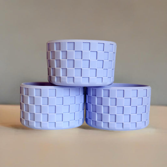 Lavender Checkers Tumbler Boot