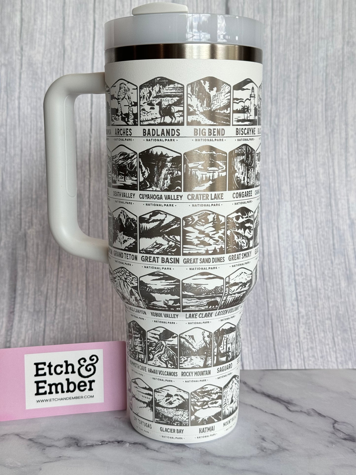 National Parks Engraved Stanley 40oz- Ready to Ship