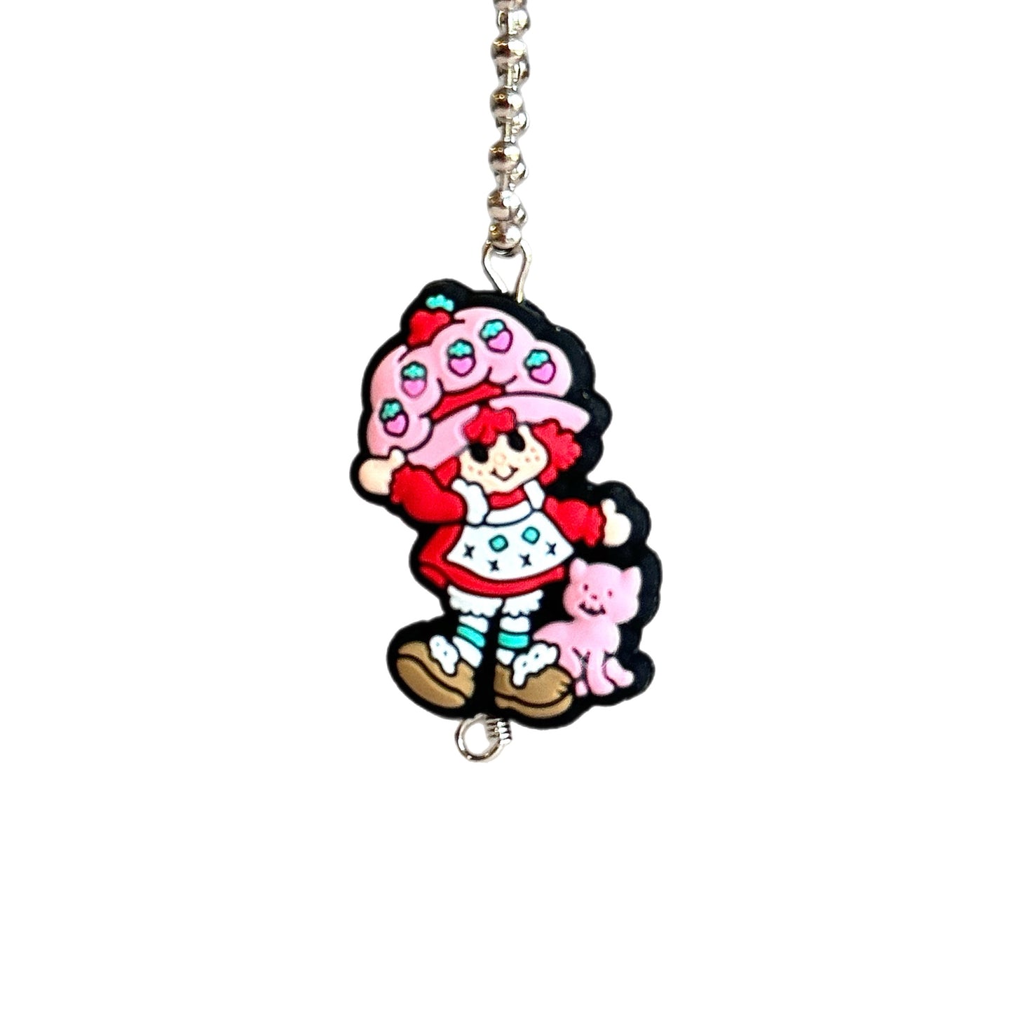 Strawberry Girl Charm - Tumbler Handle Charm