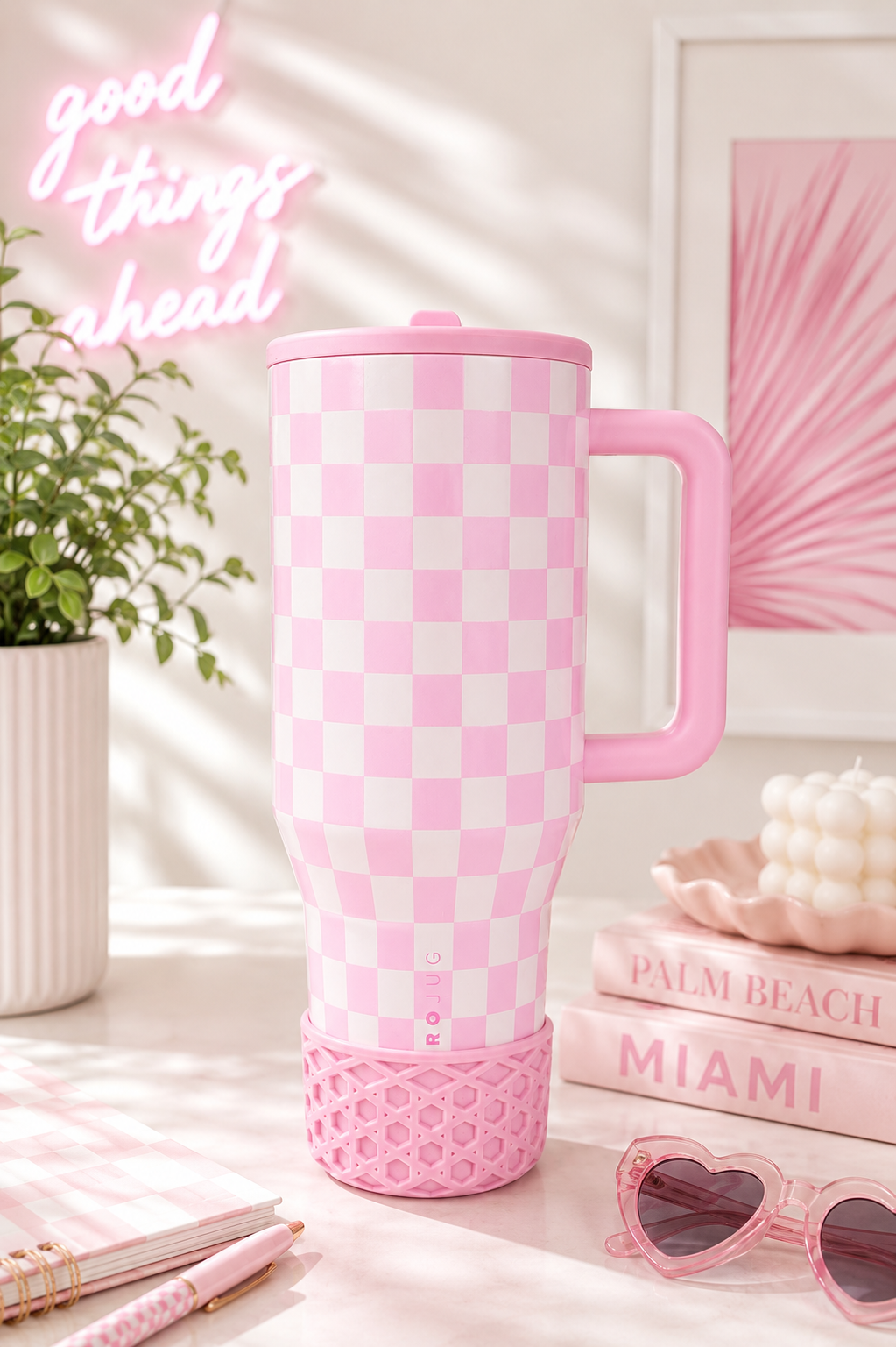 Pink Checkers Waffle Boot™