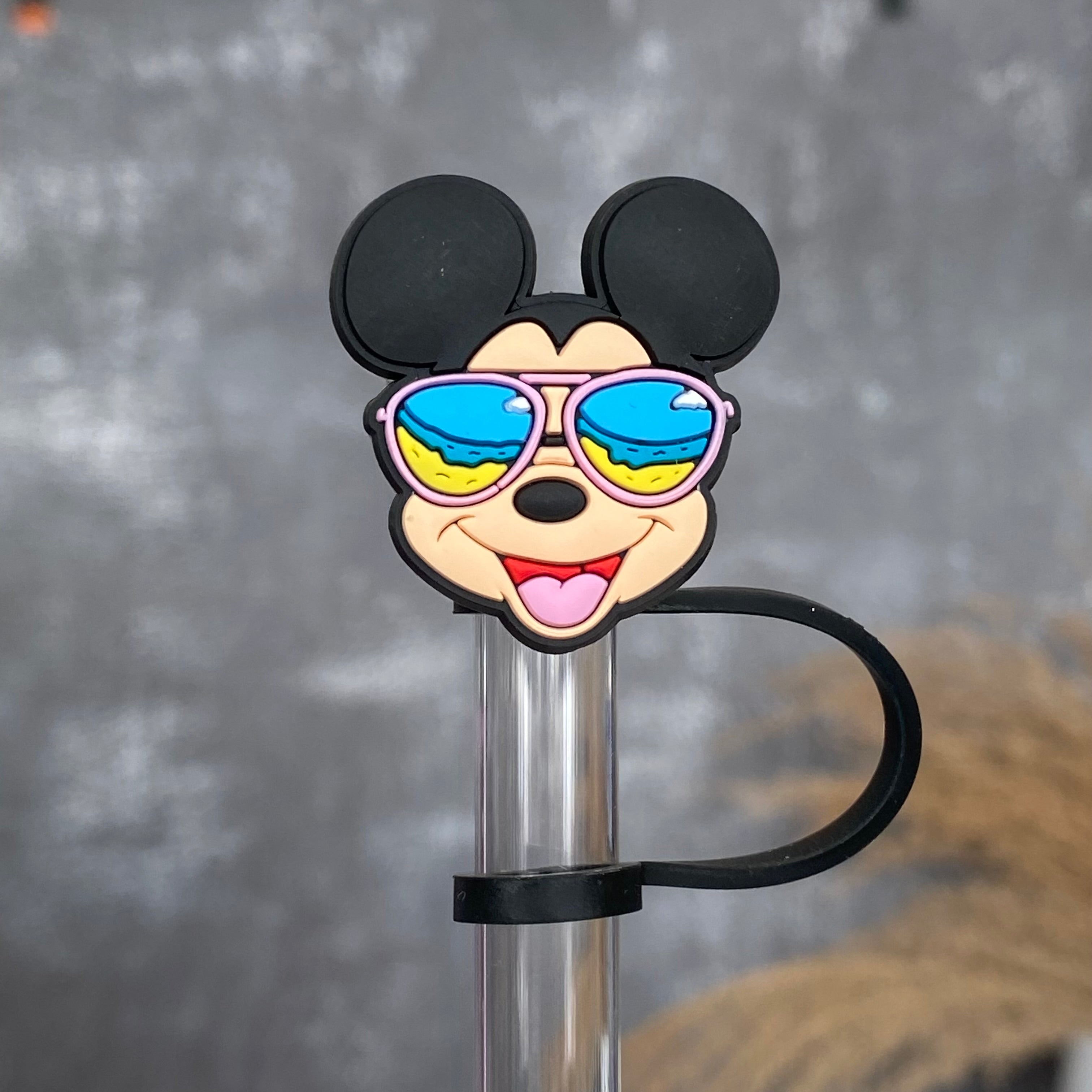 3D Mickey Mouse Head Straw Topper – Magical Day Creations