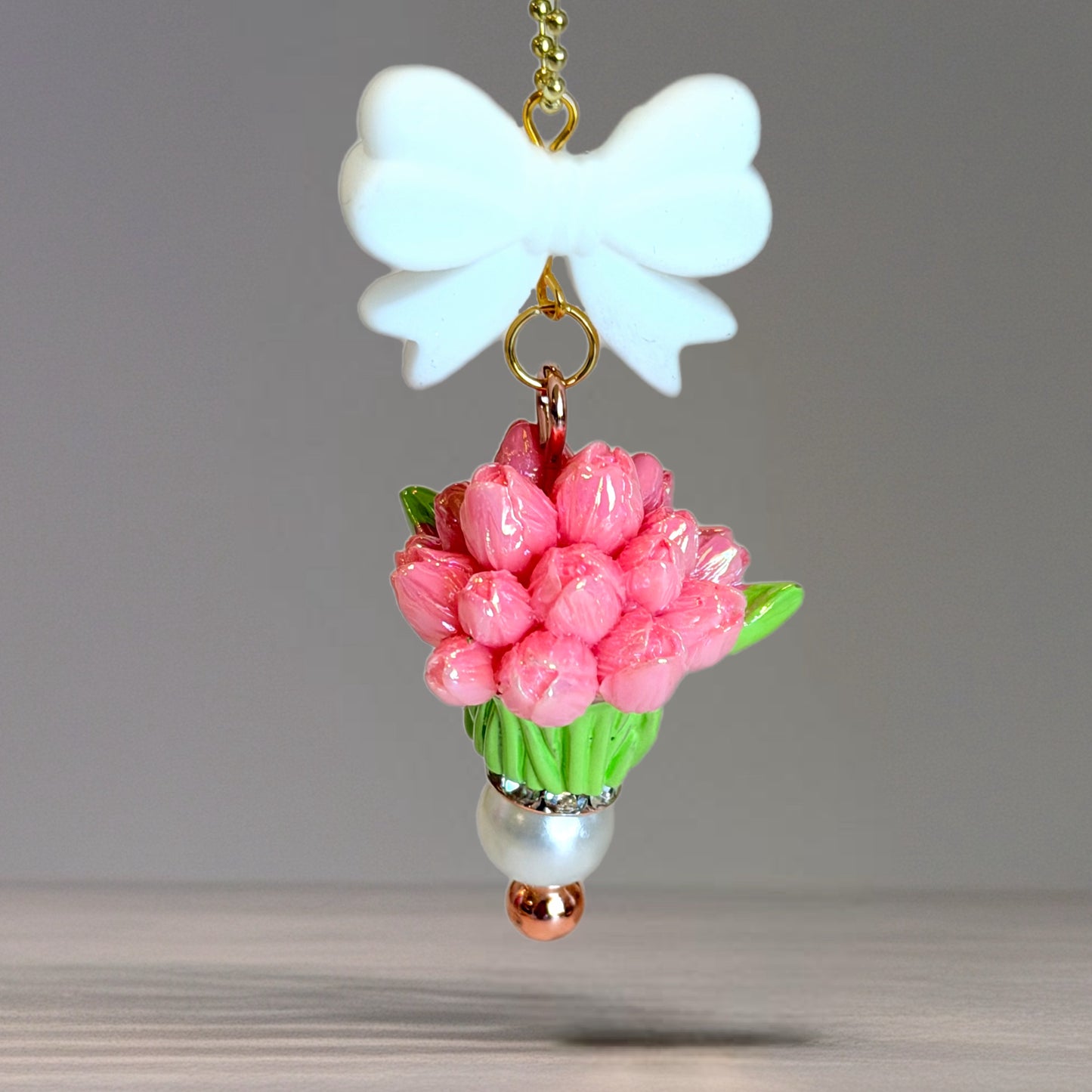 Tulip Bouquet Charm Tumbler Handle Charm