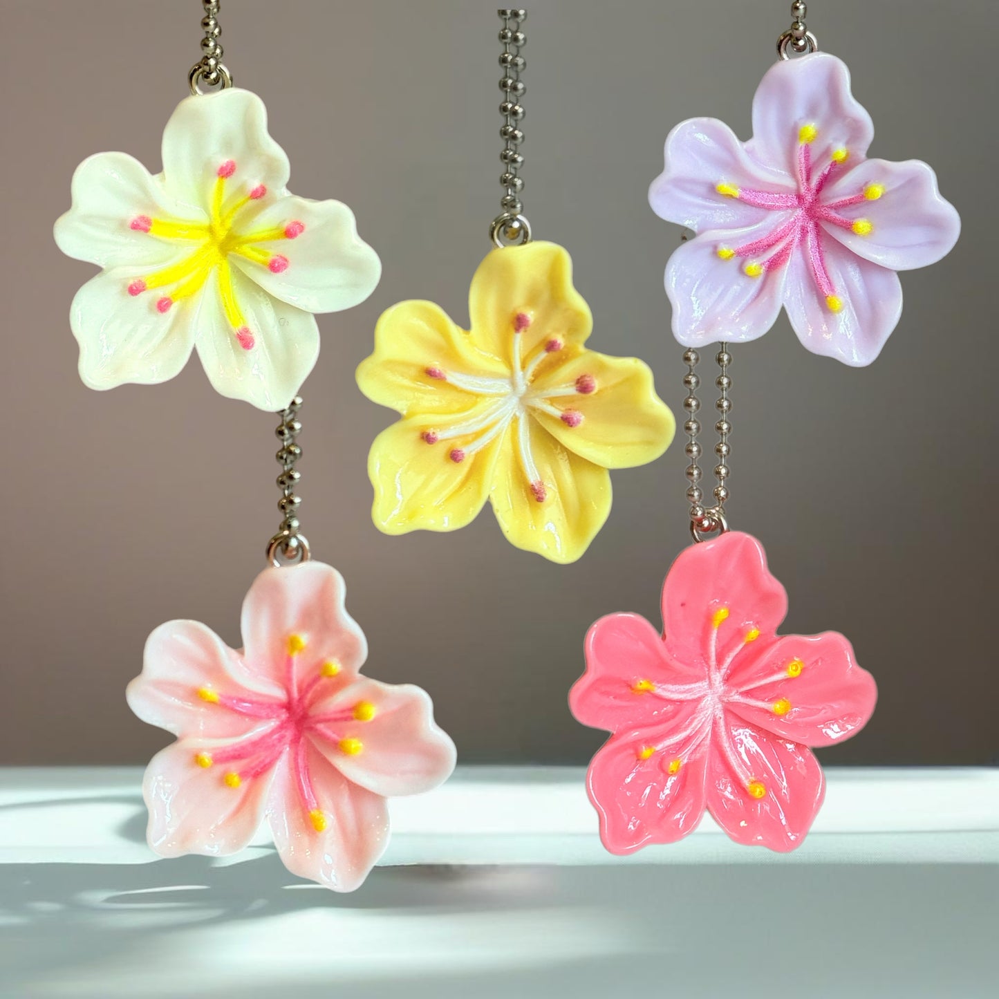 Hibiscus Charms - Tumbler Handle Charm