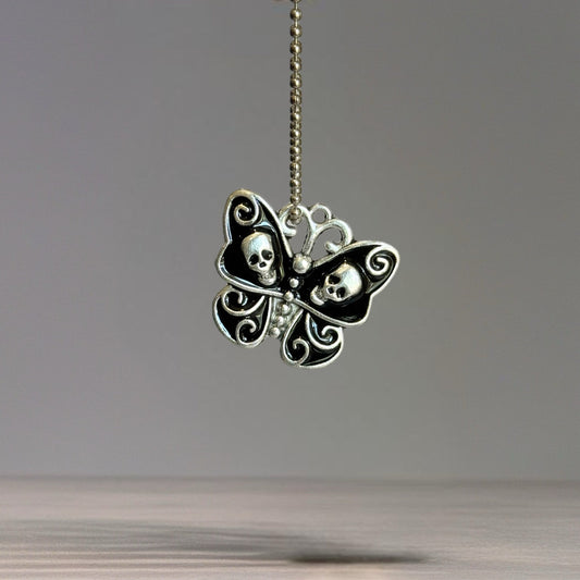 Deadly Damask Butterfly Charm - Tumbler Handle Charm