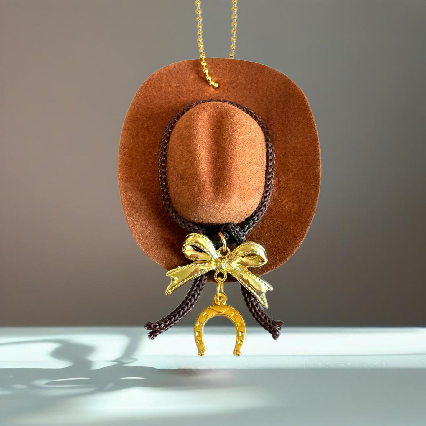 Lucky Cowgirl Hat Charm - Tumbler Handle Charm