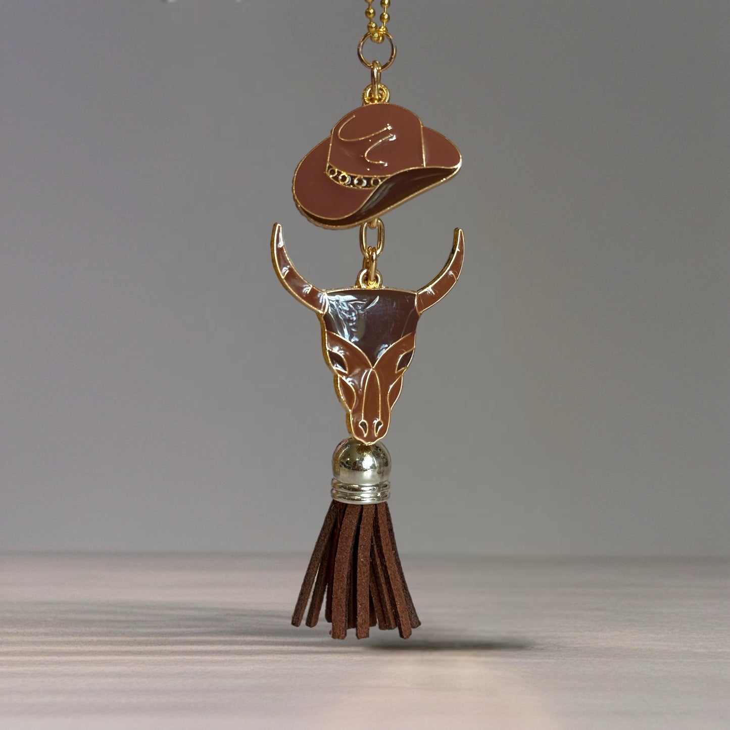 Bronc & Bull Charms - Tumbler Handle Charm