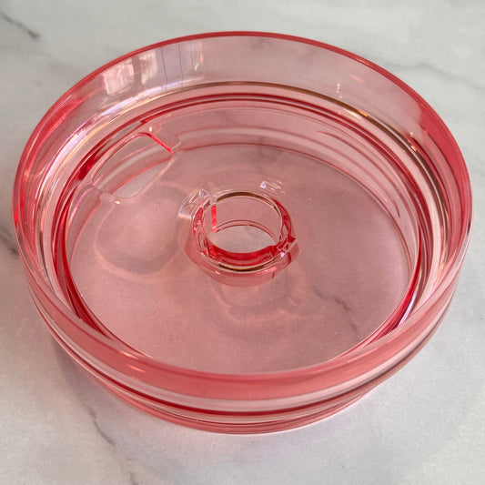 BABY PINK CLEAR Stanley Colored Lid 2.0