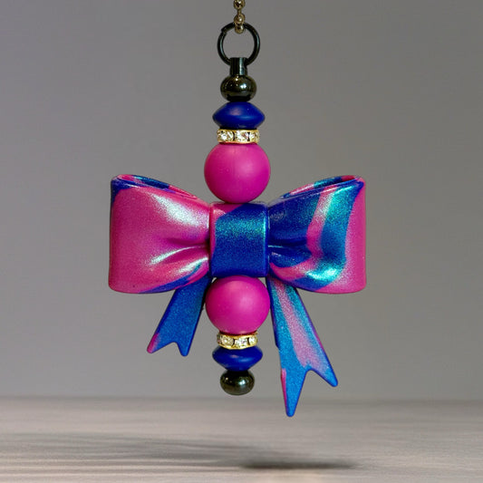 Berry Truffle 3D Bow Charm - Tumbler Handle Charm