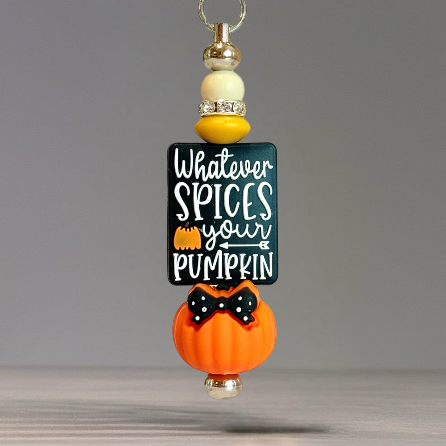Whatever Spices Your Pumpkin Bar Charm - Tumbler Handle Charm