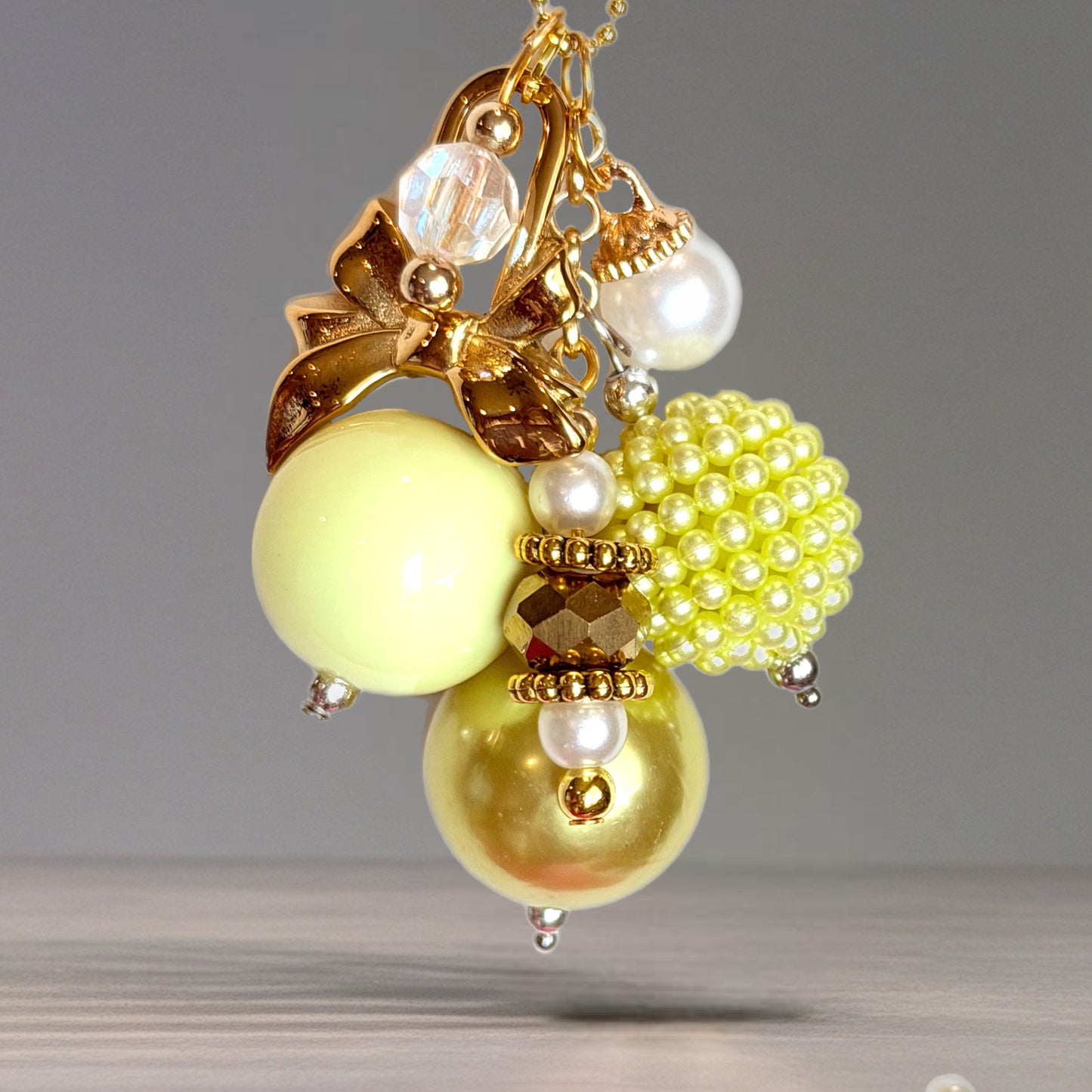 Lemon Haze Mini Bauble Charm - Tumbler Handle Charm