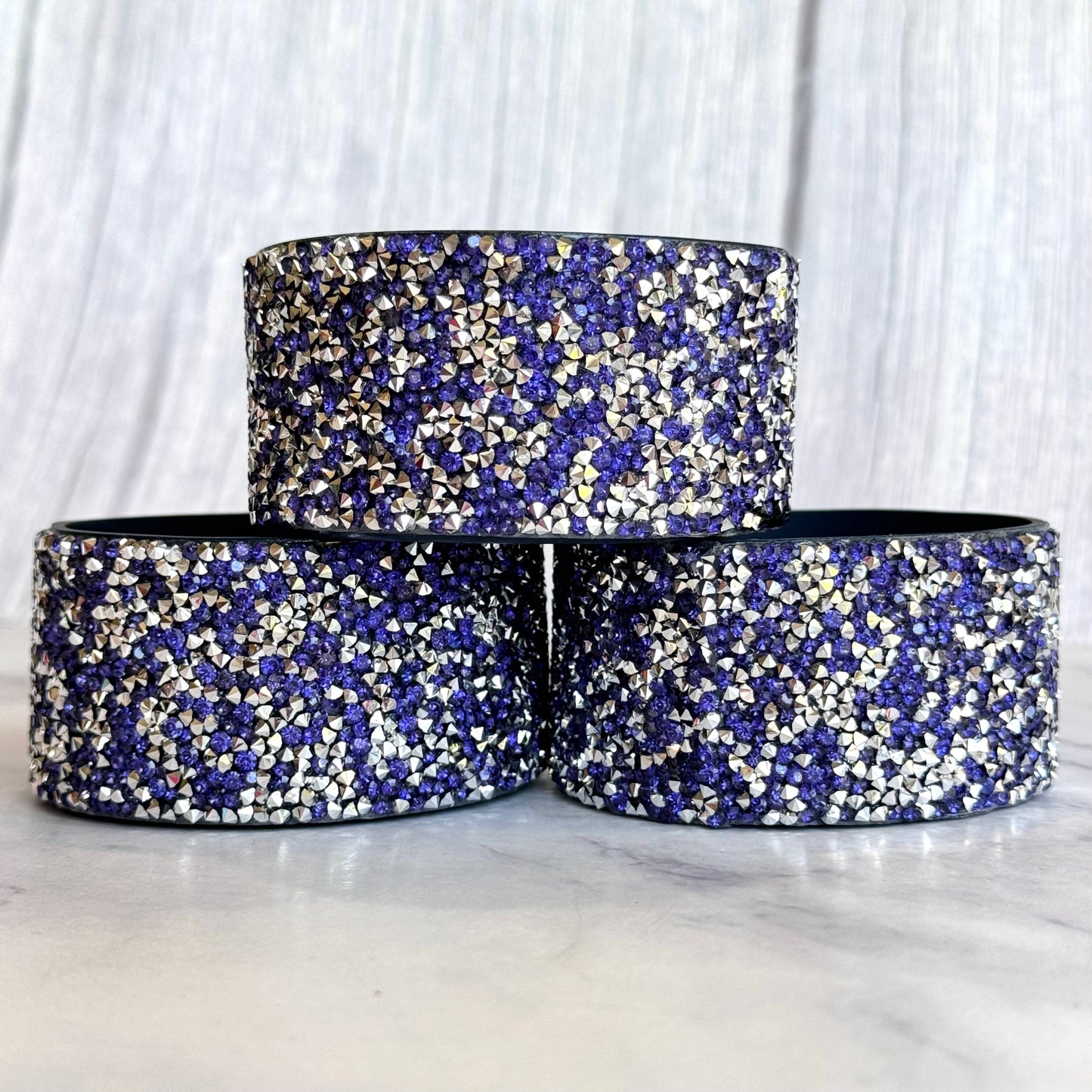 Royal Blue Druzy BLING Tumbler Boot -fits 40oz New!
