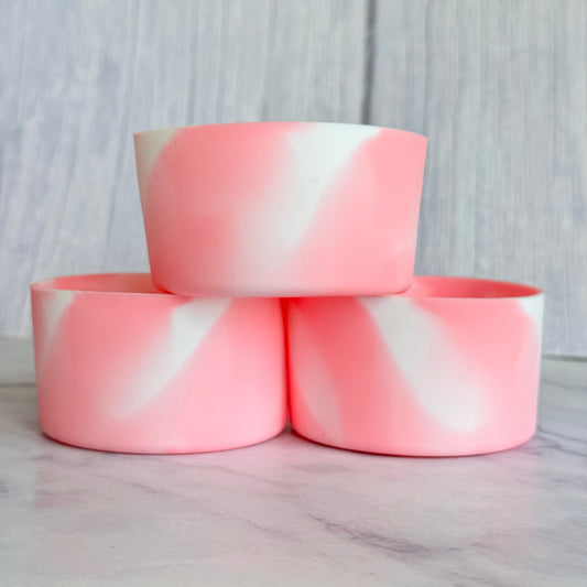 Pink White Swirl Stanley Tumbler Boot